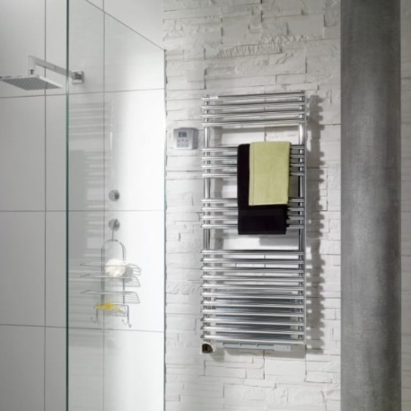 Radiateur sèche-serviettes Cala chromé Acova - Avec soufflerie 1000W