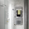 Radiateur sèche-serviettes Cala chromé Acova - Avec soufflerie 1000W
