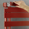 Radiateur sèche-serviettes chauffage central Régate Twist + Air Acova - Pivot à droite