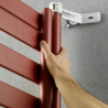 Radiateur sèche-serviettes chauffage central Régate Twist + Air Acova - Pivot à gauche