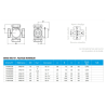 Vanne de Mélange Série VRG141 Rp 3/4" 6.3Kvs DN20 d'ESBE