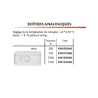 Boitiers analogiques simple thermador pour radiateur sèche-serviettes