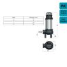 Pompe de relevage Semisom 490 M-AUT Griffe eaux chargées Jetly
