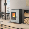 Poêle à bois mixte bois/granulés Margaret 4.1 - 10 kW Nordica Extraflame