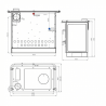 Cuisinière à bois 14,3 kW Hydro Ragnar Ollaire MBS