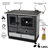 Cuisinière à bois 14,3 kW Hydro Ragnar Ollaire MBS