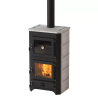Cuisinière à bois Hydro Alma MBS pour chauffage central avec plaque de cuisson