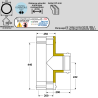 Te 90° conduit double paroi isolé Ediliso25 Edilinox
