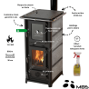 Cuisinière à bois 12,2 kW Anders Forno Ollaire MBS