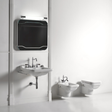Lavabo céramique à suspendre ou sur colonne WALDORF ONDYNA