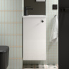 Meuble lave mains - Blanc brillant