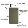 Meuble lave mains - Vert mat