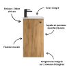 Meuble lave mains Marville SALGAR