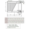 Radiateur Acier H.40 x L.50 cm Planar Stelrad 313W T11