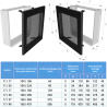 Grille de ventilation 17x17 Classic KAWMET