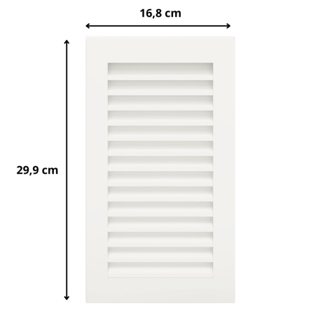 Grille de ventilation Hide Vertical 30x17