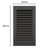 Grille de ventilation Hide Vertical 30x17
