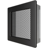 Grille de ventilation 17x17 Classic KAWMET - Couleur Noir