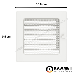 Grille de ventilation avec store 17x17 Classic KAWMET Grille de ventilation avec store 17x17 Classic KAWMET