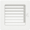 Grille de ventilation avec store 17x17 Classic KAWMET - Couleur Blanc