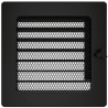 Grille de ventilation 17x17 Classic KAWMET - Couleur Noir