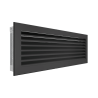 Grille de ventilation 17x49 Hide Kawmet - Couleur noir
