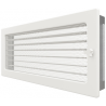 Grille de ventilation avec store 17x37 Classic KAWMET - Couleur Blanc