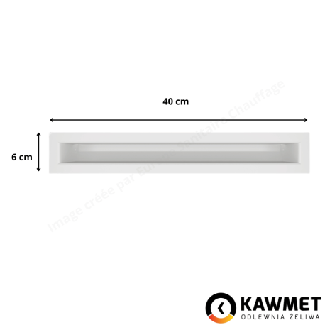 Grille de ventilation 6x40 Loft Kawmet