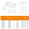 Grille de ventilation 6x60 Loft Kawmet
