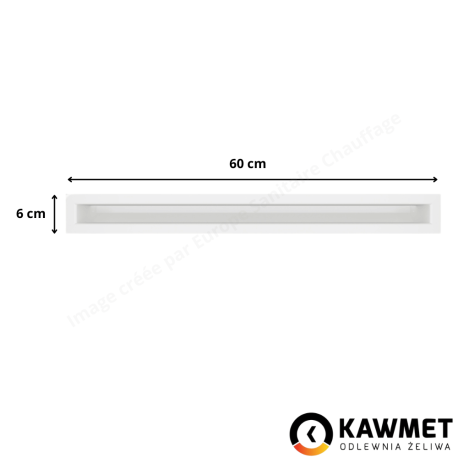 Grille de ventilation 6x60 Loft Kawmet