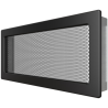 Grille de ventilation 17x37 Classic KAWMET - Couleur Noir