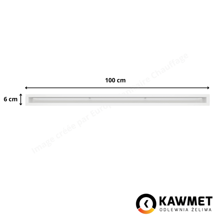 Grille de ventilation 6x100 Loft Kawmet