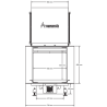 Foyer bois Crystal 3D 50x70 A.Caminetti