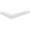 Grille de ventilation angle à droite 60x600x400 Loft Angle KAWMET - Couleur Blanc