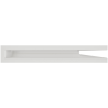 Grille de ventilation angle à droite 60x600x400 Loft Angle KAWMET - Couleur Blanc