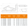 Grille de ventilation 95x450x950 Loft Angle Kawmet