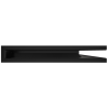 Grille de ventilation angle à droite 60x600x400 Loft Angle KAWMET - Couleur Noir