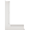 Grille de ventilation angle à gauche 60x600x400 Loft Angle KAWMET - Couleur Blanc