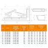 Grille de ventilation angle à gauche 60x600x400 Loft Angle KAWMET - Couleur Blanc