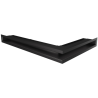Grille de ventilation angle à gauche 60x600x400 Loft Angle KAWMET - Couleur Noir