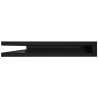 Grille de ventilation angle à gauche 60x600x400 Loft Angle KAWMET - Couleur Noir