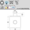 Solin toit plat inox pour conduit double paroi isolé Ediliso25 Edilinox
