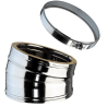 Coude 15 degrés conduit double paroi isolé Edilinox - Diamètre 100 mm