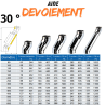 Coude 30 degrés conduit double paroi isolé Edilinox - Diamètre 150 mm