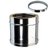 Élément 25 cm conduit double paroi isolé Edilinox - Diamètre 100 mm
