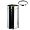 Elément 50 cm conduit double paroi isolé Edilinox - Diamètre 150 mm