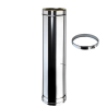 Élément 100 cm conduit double paroi isolé Edilinox - Diamètre 100 mm