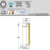 Elément 50 cm conduit double paroi isolé Edilinox - Diamètre 150 mm