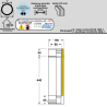 Elément 50 cm conduit double paroi isolé Edilinox - Diamètre 150 mm