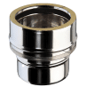 Raccord double / simple paroi conduit double paroi isolé Edilinox - Diamètre 150 mm